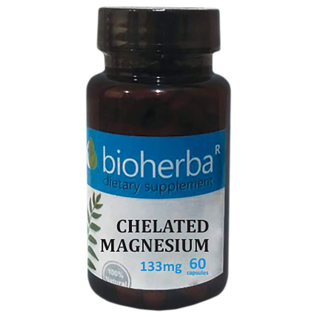 Chelated Magnesium 133 mg - 60 капсули  Bioherba - Nutra Best Bulgaria