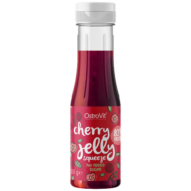 Cherry 83% Jelly Squeeze | No Added Sugar 350 мл  OstroVit - Nutra Best Bulgaria