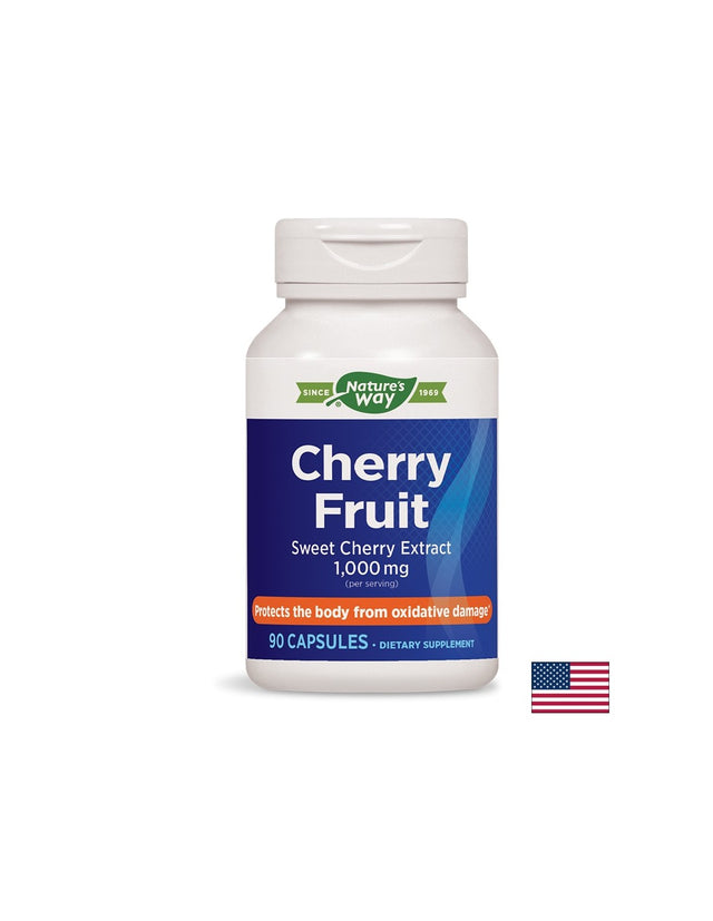 Cherry Fruit/ Череша (плод) 500 mg x 90 капсули Nature’s Way  Nature’s Way - Nutra Best Bulgaria