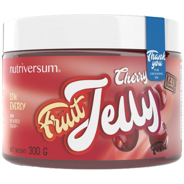 Cherry Fruit Jelly | Zero Sugar 300 грама  Nutriversum - Nutra Best Bulgaria