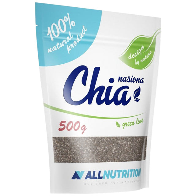 Chia | 100% Natural - 500 грама  AllNutrition - Nutra Best Bulgaria