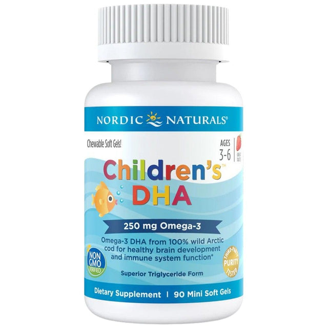 Children's DHA 250mg - 90 Гел капсули  Nordic Naturals - Nutra Best Bulgaria