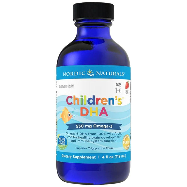 Children's DHA 530 mg - 119 мл  Nordic Naturals - Nutra Best Bulgaria