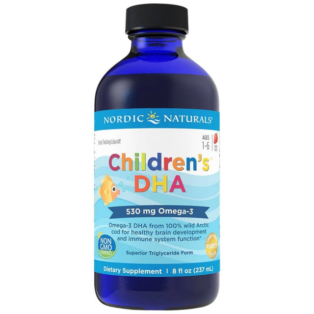 Children's DHA 530 mg - 237 мл  Nordic Naturals - Nutra Best Bulgaria