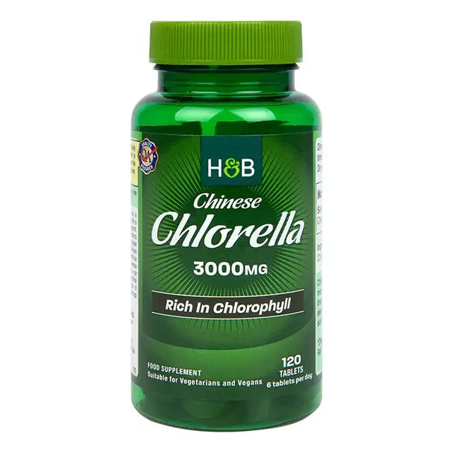 Chlorella 500 mg / Organic Chinese - 120 Таблетки - Nutra Best