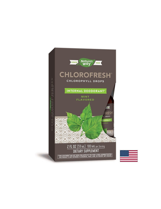 Chlorofresh Drops 59 ml - 59 мл  Nature’s Way - Nutra Best Bulgaria