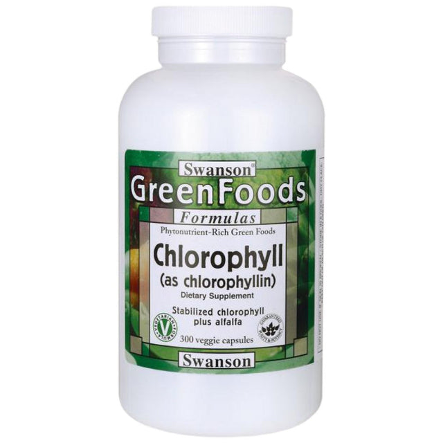 Chlorophyll 300 капсули  Swanson - Nutra Best Bulgaria