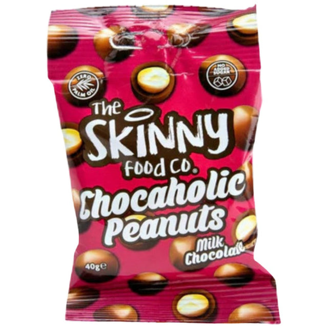 Chocaholic Peanuts - 40 грама  Skinny Food Co - Nutra Best Bulgaria