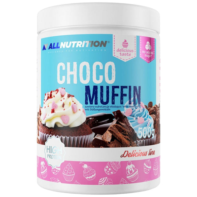 Choco Muffin | High Protein - 500 грама  AllNutrition - Nutra Best Bulgaria