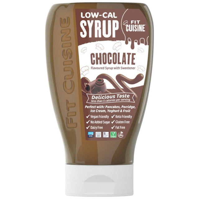 Fit Cuisine Low-Cal Syrup | Chocolate - 425 мл - Nutra Best Bulgaria