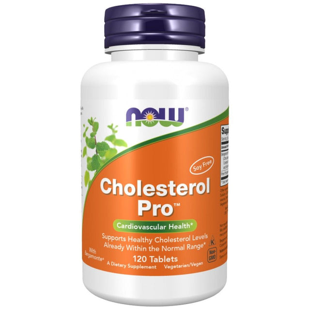 Cholesterol Pro - 120 Таблетки  NOW Foods - Nutra Best Bulgaria