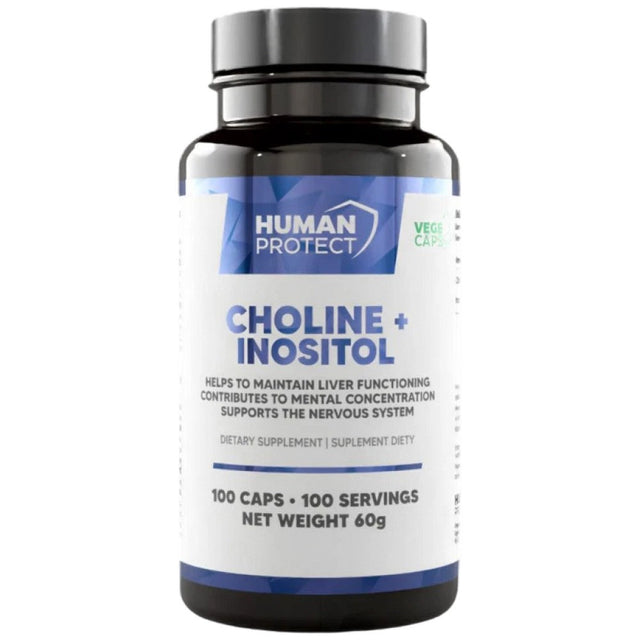 Choline + Inositol - 100 капсули  Human Protect - Nutra Best Bulgaria