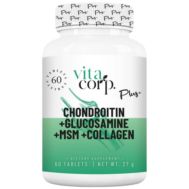 Chondroitin + Glucosamine + MSM + Collagen - 60 Таблетки  VitaCorp - Nutra Best Bulgaria