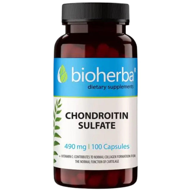 Chondroitin Sulfate 590 mg - 100 капсули  Bioherba - Nutra Best Bulgaria