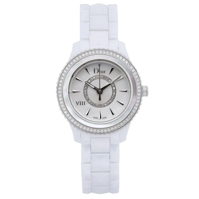 Christian Dior, VII, Quartz Ceramic Strap Watch, White, 33 mm, For Women  Christian Dior - Nutra Best Bulgaria