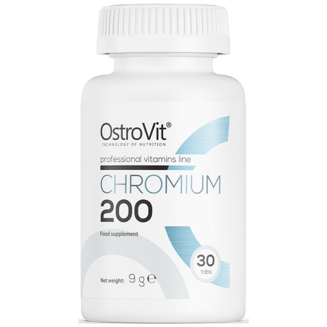 Chromium 200 - 30 Таблетки  OstroVit - Nutra Best Bulgaria