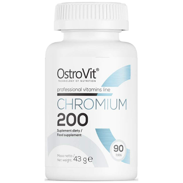Chromium 200 - 90 Таблетки  OstroVit - Nutra Best Bulgaria