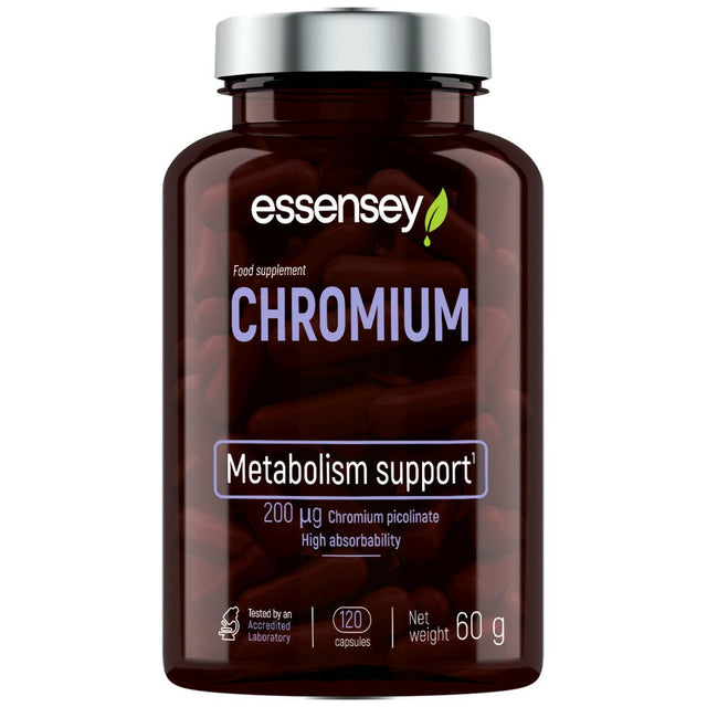 Chromium 200 mcg - 120 капсули  ESSENSEY - Nutra Best Bulgaria