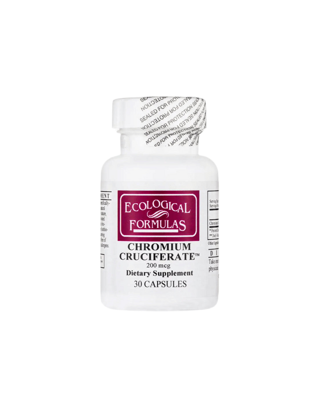 Chromium Cruciferate / Хром, 200 µg, 30 капсули Ecological Formulas  Ecological Formulas - Nutra Best Bulgaria