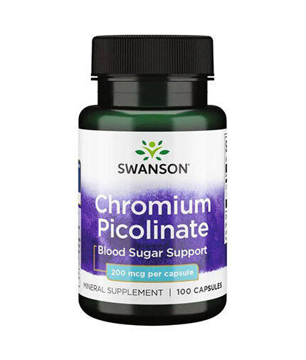Chromium Picolinate 200 mcg - 100 капсули  Swanson - Nutra Best Bulgaria