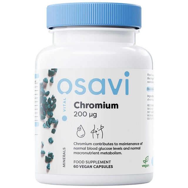 Chromium Picolinate 200 mcg - 60 капсули  Osavi - Nutra Best Bulgaria