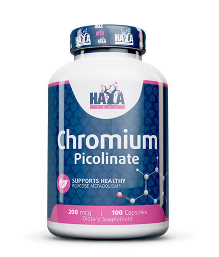 Chromium Picolinate 200mcg. / 100 caps.  Haya Labs - Nutra Best Bulgaria