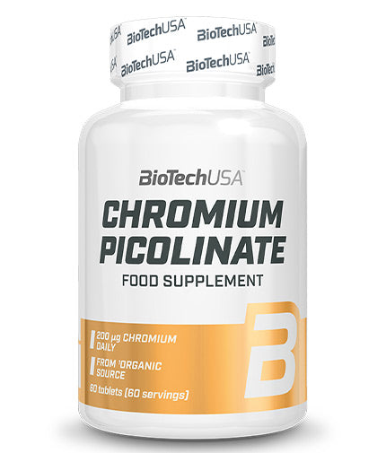 Chromium Picolinate / 60 Tabs  BIOTECH USA - Nutra Best Bulgaria