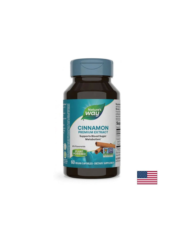 Cinnamon/ Канела 500 mg х 60 капсули Nature’s Way  Nature’s Way - Nutra Best Bulgaria
