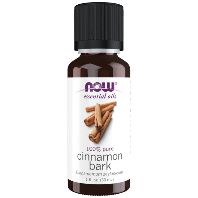 Cinnamon Bark Oil | 100% Pure Cinnamomum Zeylanicum - 30 мл  NOW Foods - Nutra Best Bulgaria