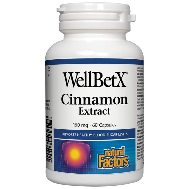Cinnamon Extract 150 mg 60 капсули  Natural Factors - Nutra Best Bulgaria