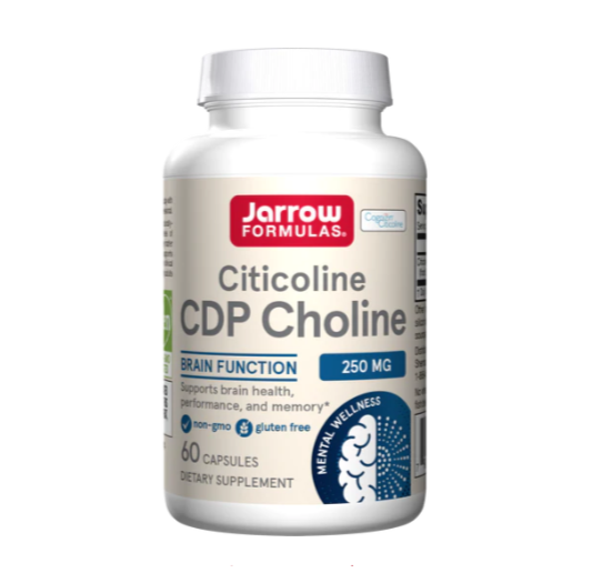 Citicoline (CDP Choline) 250mg. / 60 Caps.  Jarrow Formulas - Nutra Best Bulgaria