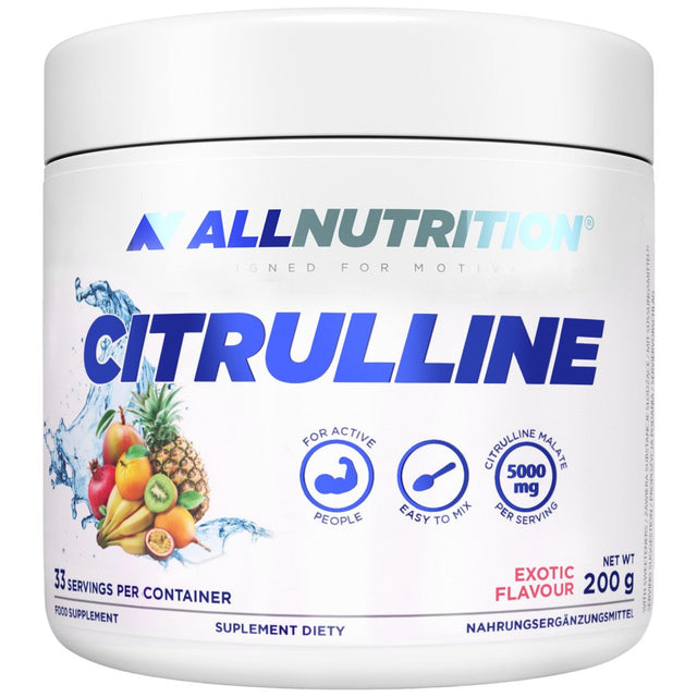 Citrulline Malate Powder - 200 грама  AllNutrition - Nutra Best Bulgaria