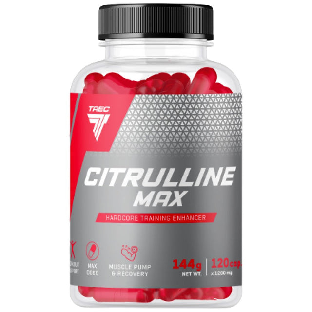 Citrulline Max 1000 mg - 120 капсули  Trec Nutrition - Nutra Best Bulgaria