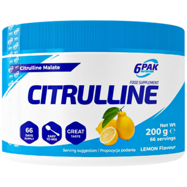 Citrulline Powder - 200 грама  6PAK Nutrition - Nutra Best Bulgaria