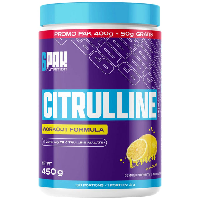 Citrulline Powder - 450 грама  6PAK Nutrition - Nutra Best Bulgaria