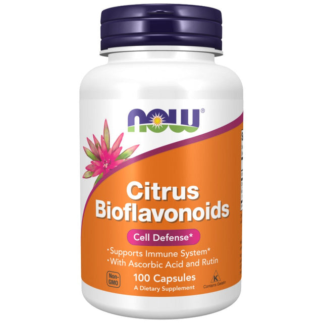 Citrus Bioflavonoids 700 mg - 100 капсули  NOW Foods - Nutra Best Bulgaria