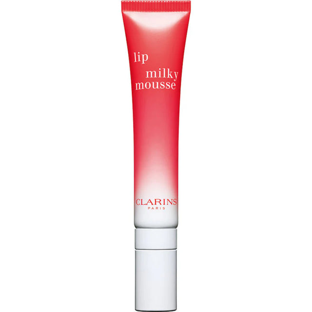 Clarins, Lip Milky Mousse, Satin Finish, Lip Balm, 01, Milky Strawberry, 10 ml  Clarins - Nutra Best Bulgaria