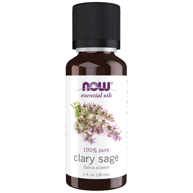 Clary Sage Oil | 100% Pure Salvia Sclarea - 30 мл  NOW Foods - Nutra Best Bulgaria