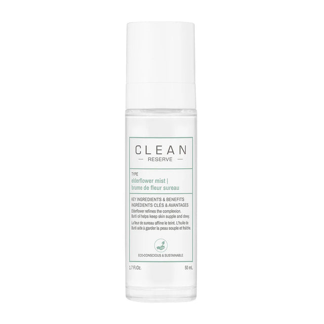 Clean, Reserve - Elderflower, Moisturizing, Mist Spray, For Face, 50 ml  Clean - Nutra Best Bulgaria
