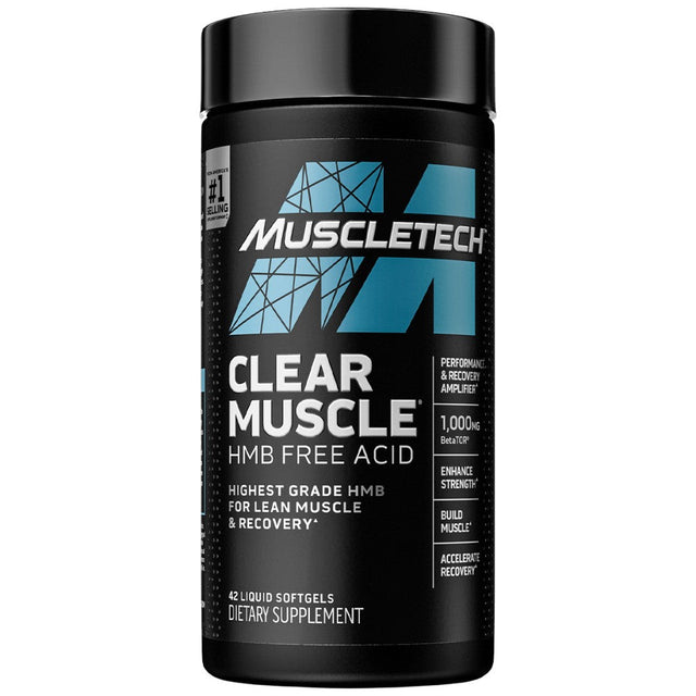 Clear Muscle | Next Gen - 84 Гел капсули  MuscleTech - Nutra Best Bulgaria