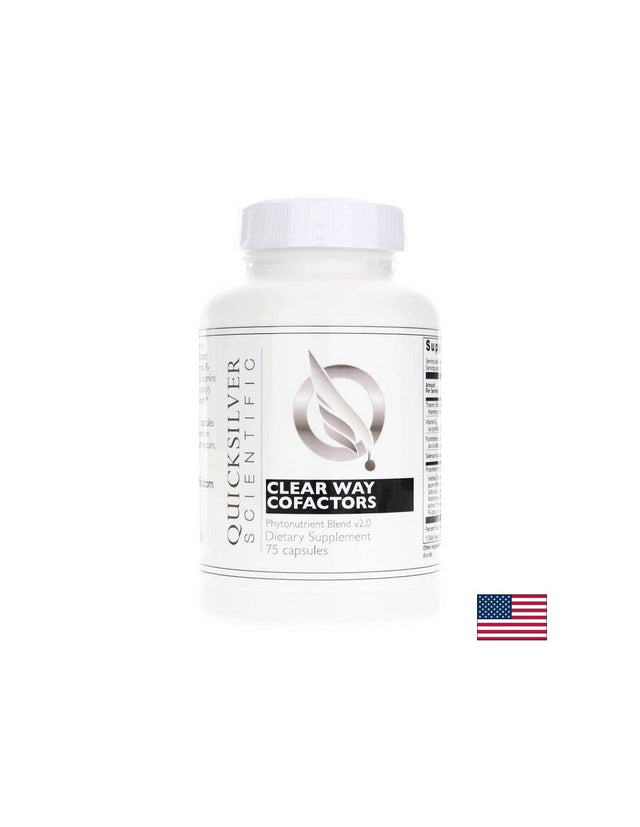 Мощна антиоксидантна формула Clear Way Cofactors® - Антиейджинг, енергия и неврологично здраве, 75 капсули  Quicksilver - Nutra Best Bulgaria