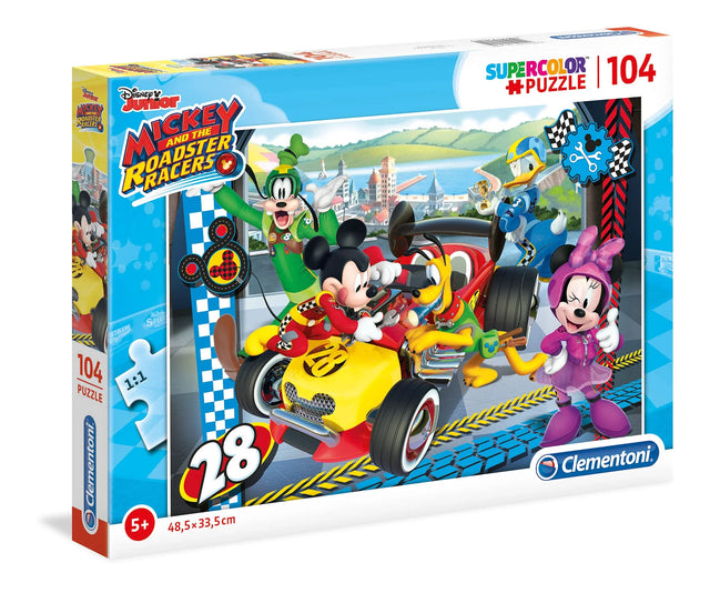 Clementoni, Mickey And The Roadster, Puzzle, Unisex, 5+ years, 104 pcs  Clementoni - Nutra Best Bulgaria