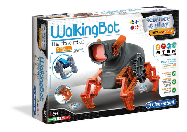 Clementoni, Walking Bot , Construction Set, 75039, For Boys, 8+ years  Clementoni - Nutra Best Bulgaria