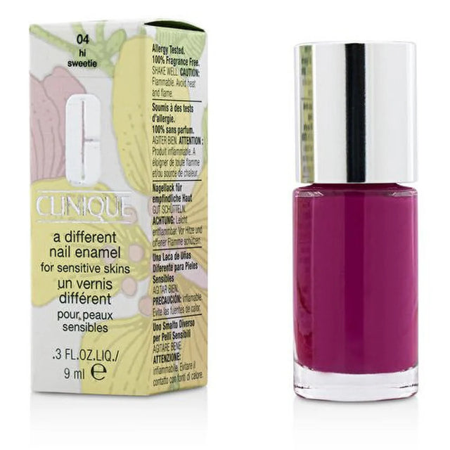 Clinique, A Different Nail Enamel, Base & Top Coat, Nail Polish, 04, Hi Sweetie, 9 ml  Clinique - Nutra Best Bulgaria
