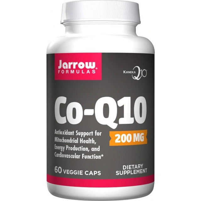 Co-Q10 (Ubiquinone) 200 mg - 60 капсули  Jarrow Formulas - Nutra Best Bulgaria