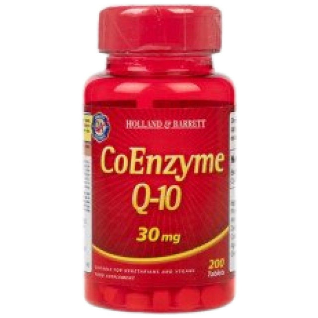 CoEnzyme Q-10 30 mg - 200 Таблетки  Holland & Barrett - Nutra Best Bulgaria