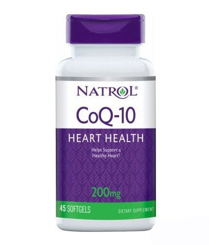 CoQ-10 200mg Heart Health  45 Softgels  Natrol - Nutra Best Bulgaria