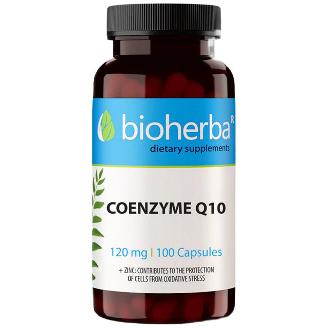 CoQ10 120 mg - 100 капсули  Bioherba - Nutra Best Bulgaria