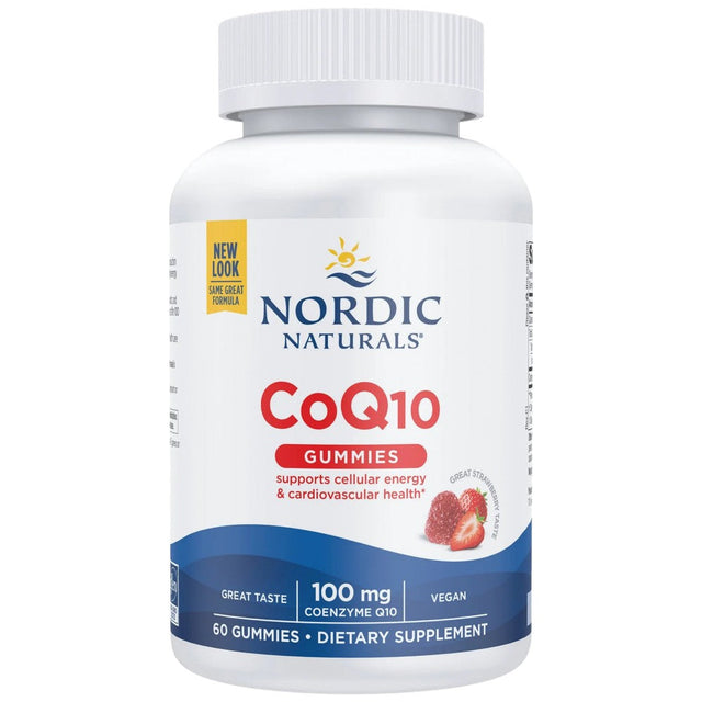 CoQ10 Gummies 100 mg - 60 желирани бонбони  Nordic Naturals - Nutra Best Bulgaria