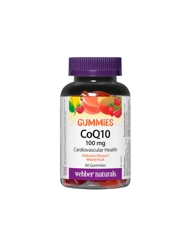 CoQ10 Gummies / Коензим Q10 100 mg, 60 желирани таблетки Webber Naturals  Webber Naturals - Nutra Best Bulgaria
